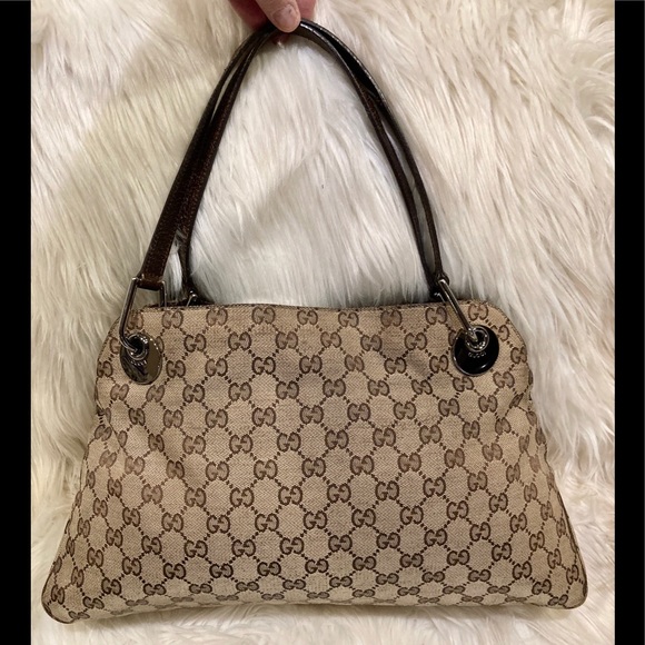 ON SALE! Authentic Gucci EUC Monogram Logo Bag - Picture 2 of 11